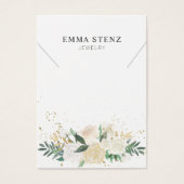 ネックレスディスプレイカーエレガントド・パステルフローラ (正面)