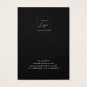 ネックレスディスプレイカード・カラフルワイルドフラワーロゴ (裏面)