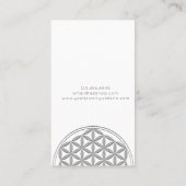 ネックレスディスプレイカード・シルバーブルームデレベンス 名刺 (裏面)