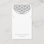 ネックレスディスプレイカード・シルバーブルームデレベンス 名刺 (正面)