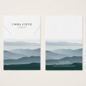 ネックレスディスプレイカード・パステルマウンテンレンジ (正面&裏面)