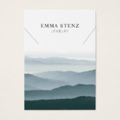 ネックレスディスプレイカード・パステルマウンテンレンジ (正面)