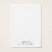 ネックレスディスプレイカード・パステル多肉花 (裏面)