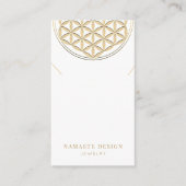 ネックレスディスプレイカード・金ゴールドブルメデレベンス 名刺 (正面)