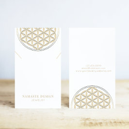 ネックレスディスプレイカード・金ゴールドブルメデレベンス 名刺