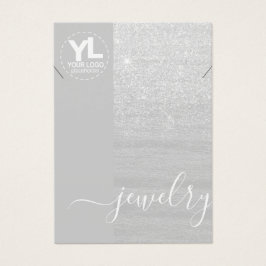 ネックレスディスプレイグラモールシルバーグリッターグラム