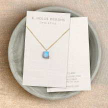 ネックレスディスプレイホルダー、ホワイトリネン（画像）