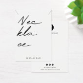 ネックレスディスプレイ名刺 (デスク)