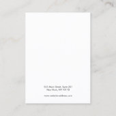 ネックレスブレスレットギフトディスプレイホルダーカード 名刺 (裏面)