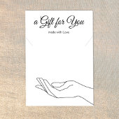 ネックレスブレスレットギフトディスプレイホルダーカード 名刺