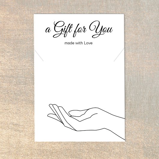 ネックレスブレスレットギフトディスプレイホルダーカード 名刺