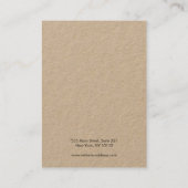 ネックレスブレスレットクラフトギフトディスプレイホルダーカード 名刺 (裏面)