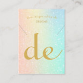 ネックレスモダンディスプレイ 名刺 (正面)