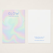 ネックレスレインボーパステルズディスプレイカード (正面&裏面)