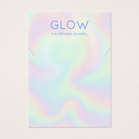 ネックレスレインボーパステルズディスプレイカード (正面)