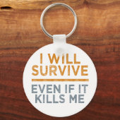 ネックレス生き延びする キーホルダー (正面)