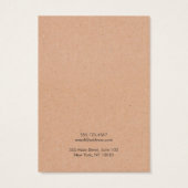 ネックレス自然ジュエリー表示カード (裏面)