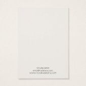 ネックレス表示カード自然・ヤシの木の鳥 (裏面)