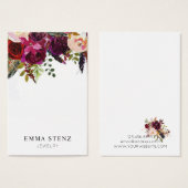 ネックレス表示カード・はっきりしたボホフローラ (正面&裏面)