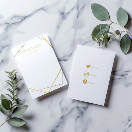 ネックレス、ブレスレット表示カードとソーシャルアイコン