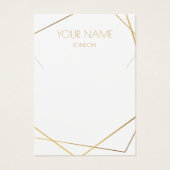 ネックレス、ブレスレット表示カードとソーシャルアイコン (正面)