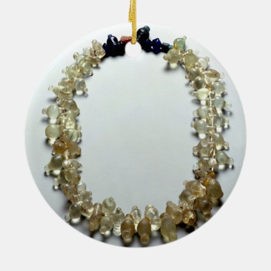 ネックレス、Pritluryから、鉄器時代、紀元前の4世紀 セラミックオーナメント (裏面)