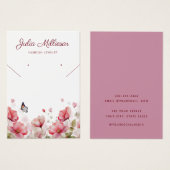 ネックレモダンスエレガントイヤリング表示カード (正面&裏面)