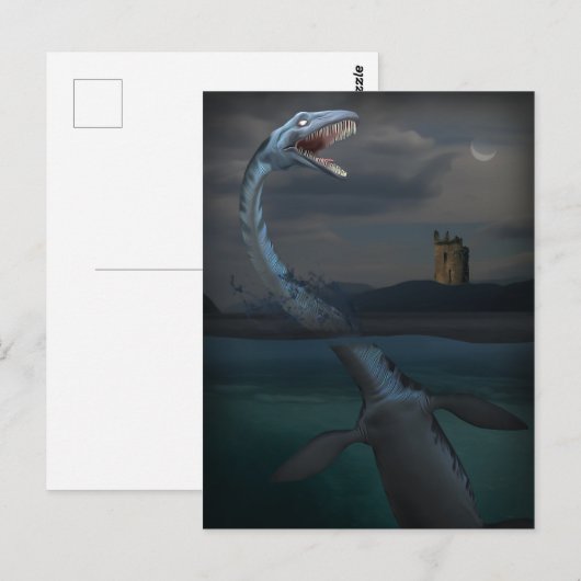 ネッシー(Cryptid) ポストカード (正面/裏面)