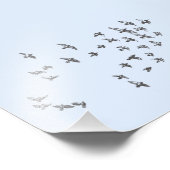 「ネットが私を巻き込まない」+鳥(青淡い色のは黒) フォトプリント            (角)