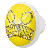 ネットとラケット付きテニスボール セラミックノブ (右)