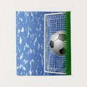 ネットのサッカーボール タペストリー (正面)