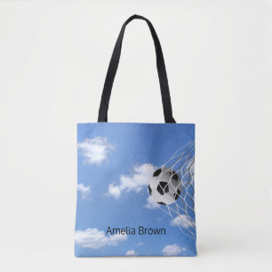 ネットのサッカーボール トートバッグ