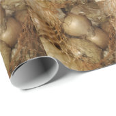 ネットの玉ねぎ、野菜、スパイシーな料理 ラッピングペーパー (ロールコーナー)