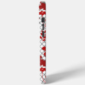 ネットの赤い花輪郭 Case-Mate iPhoneケース (裏面 / 左)