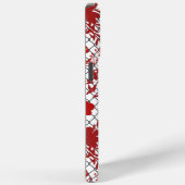 ネットの赤い花輪郭 Case-Mate iPhoneケース (裏面 / 右)