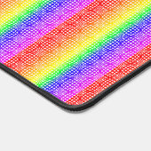 ネットスタイルデザインレインボーフラッグカラーズゲイGLBTQ デスクマット (コーナー)