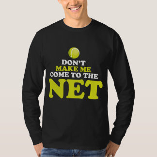ネットテニスに来ないで Tシャツ