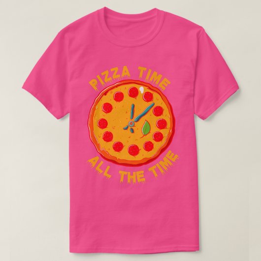 ネットピザデザイン、ピザ愛好家のためのピザパーティー Tシャツ (デザイン正面)