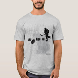 ネットホッケーを取り込む Tシャツ