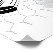 ネットホッケープレイヤーグレイのポスターを取り込む ポスター (角)