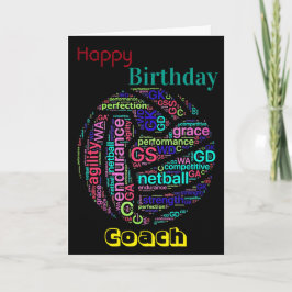 ネットボパーソナライズされたールコーチ誕生日 カード
