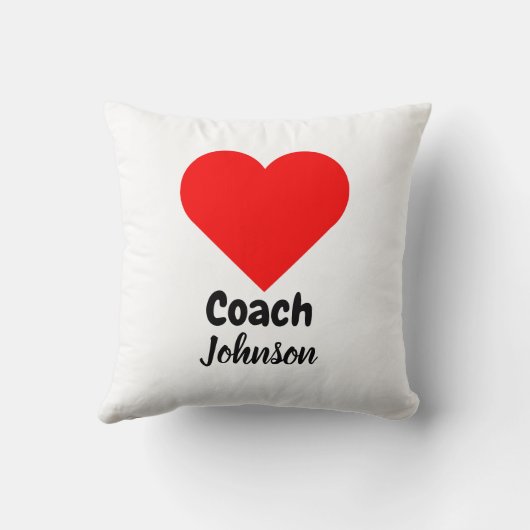 ネットボールのコーチがあるパーソナライズな理由I愛 クッション (裏面)