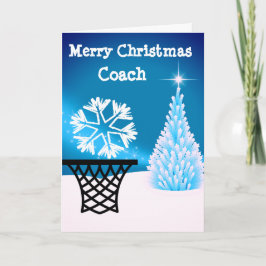 ネットボールのコーチのクリスマスの挨拶 シーズンカード