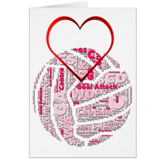 ネットボールの位置のハートおよび球のデザイン