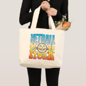 ネットボールの気紛れな変種 ラージトートバッグ (正面(商品))