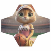 ネットボールの雌猫。 サッカーボール (フラット)