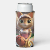 ネットボールの雌猫。 スリム缶クーラー (Seltzer正面)