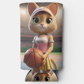ネットボールの雌猫。 スリム缶クーラー (正面)
