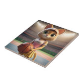 ネットボールの雌猫。 タイル (側面)