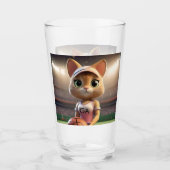 ネットボールの雌猫。 タンブラーグラス (正面)